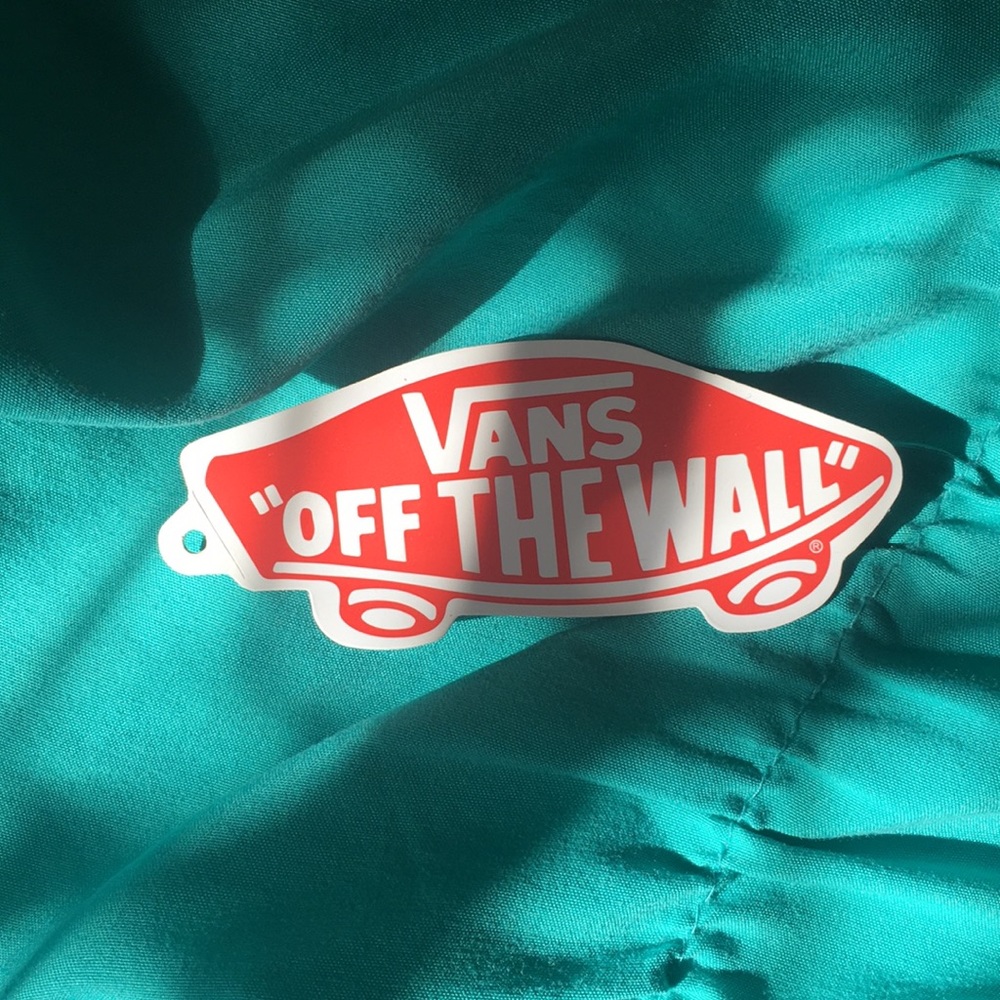 Red Vans Sticker